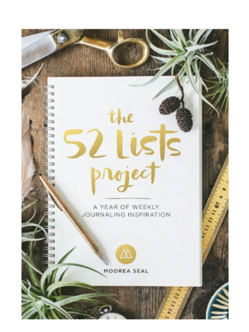 Anthropologie Moorea Seal The 52 Lists Project Hardcover Guided Journal